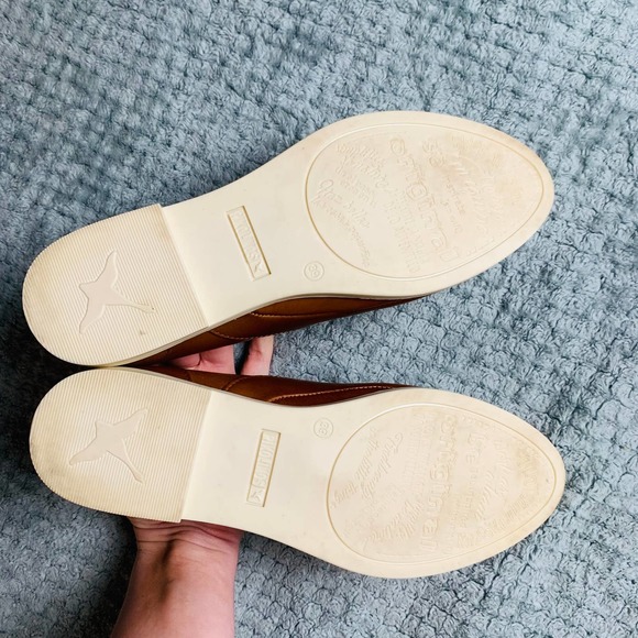 PIKOLINO'S Warm Brown Soft Leather Almond Toe Mules 39/8.5 Slip On 39/ - Picture 6 of 9